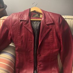 Jacket De Cuero De Mujer 