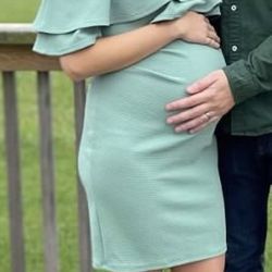 Mint Green Maternity Dress