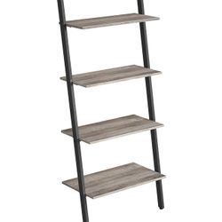 Ladder Shelf, 4-Tier Bookshelf