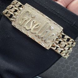14K ID BRACELET 