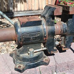 Workforce 5" Bench Clamp Vice VERY HEAVY