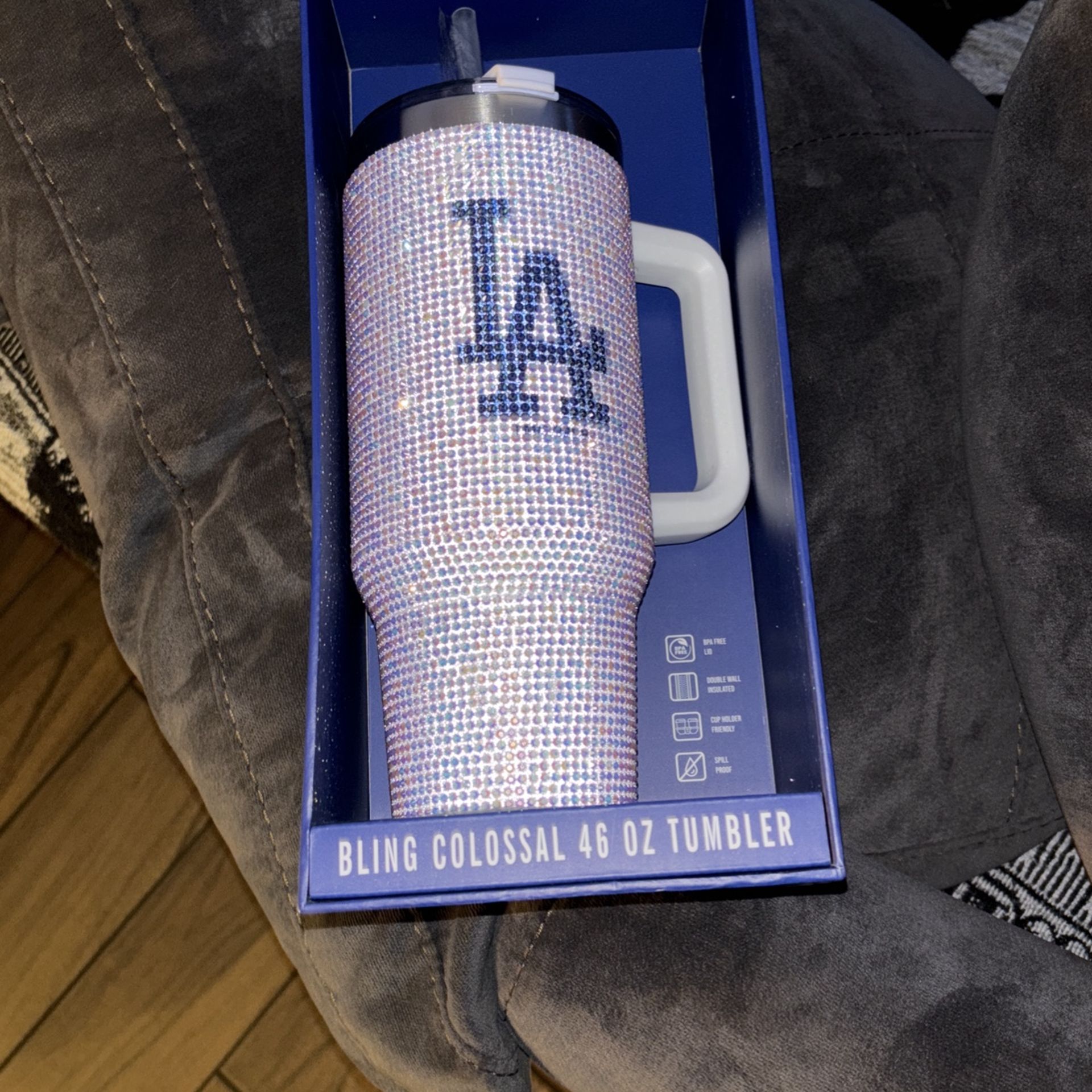 Blinged out dodger tumbler 