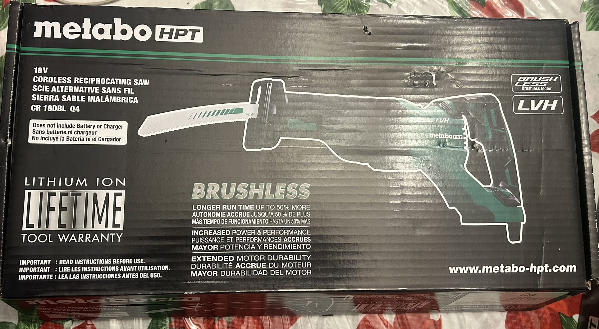 Metabo HPT 18V Cordless Reciprocating Saw