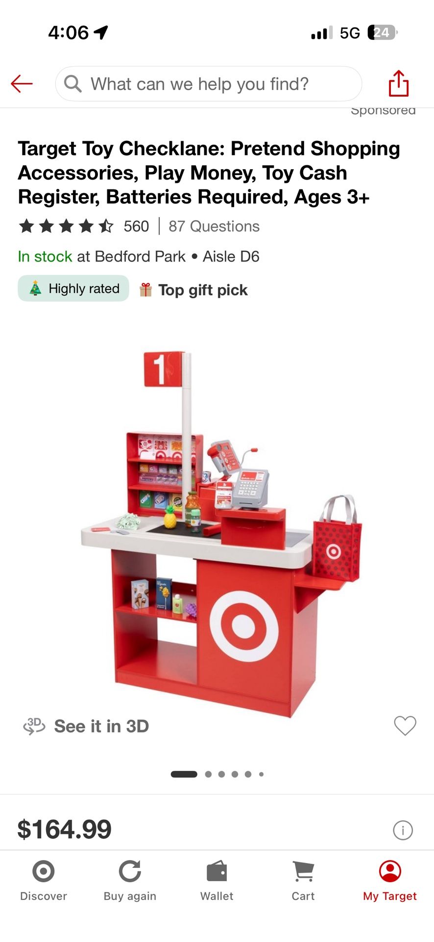 Target Checkout Lane