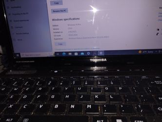 Toshiba Satellite I 7 6 Gigs Ram 500 Gig Solid State Hd