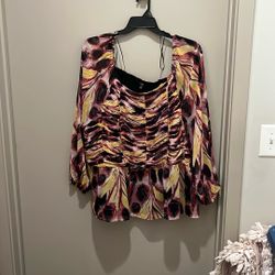 Terra And Sky Black Label Beautiful Blouse  4x