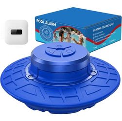 Pool Alarm, Floating Safety Alarm for Inground & Above Ground Pools, 110dB Siren IP68 Waterproof, Smart Wave-Sensing Prevents False Alerts
