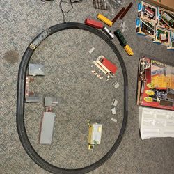 Power Blaster Train Set and Model Buildings