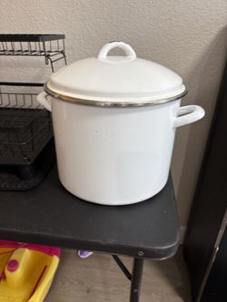Pot Pan Large White