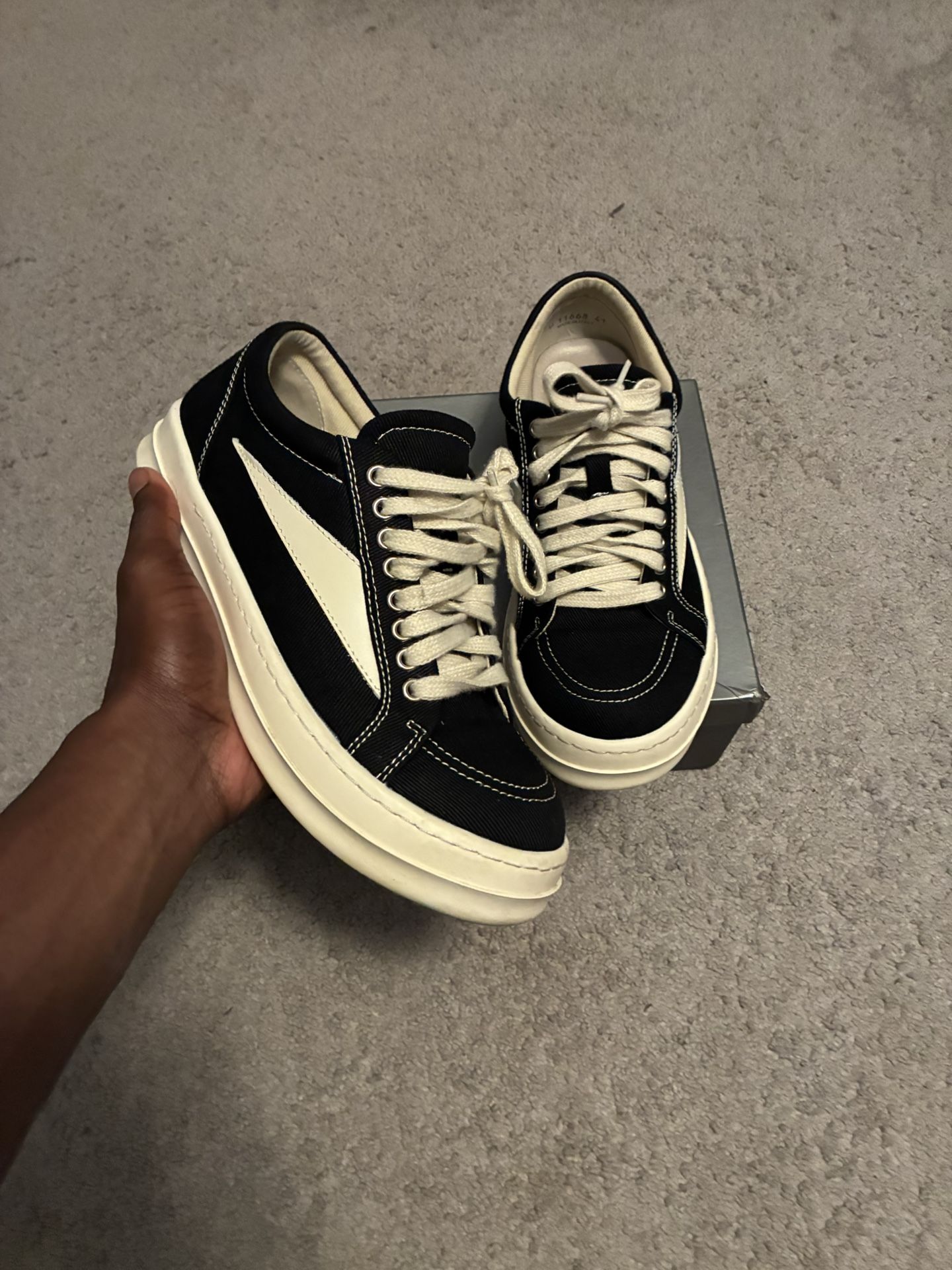Rick Owens Vans Size 9 Comes With Box
