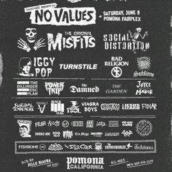 No Values Festival Tickets GA face value (3 Tickets Available) 