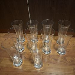 10 beer glasses-$10- West Kendall 