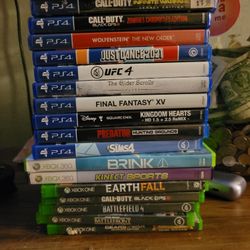 Xbox One  And PS4 Game Lot