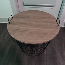 Round Table With Storage 