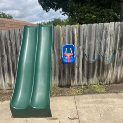 I am selling a selection of outdoor games, 1 double kidkraft brand slide and 3 swings, excellent condition, $300 for everything, home delivery availab