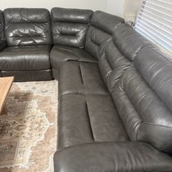 Leather Sectional