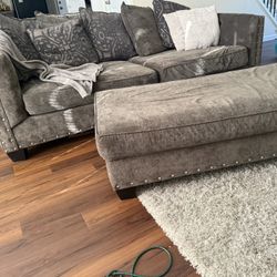 Couch , Ottoman, Loveseat 