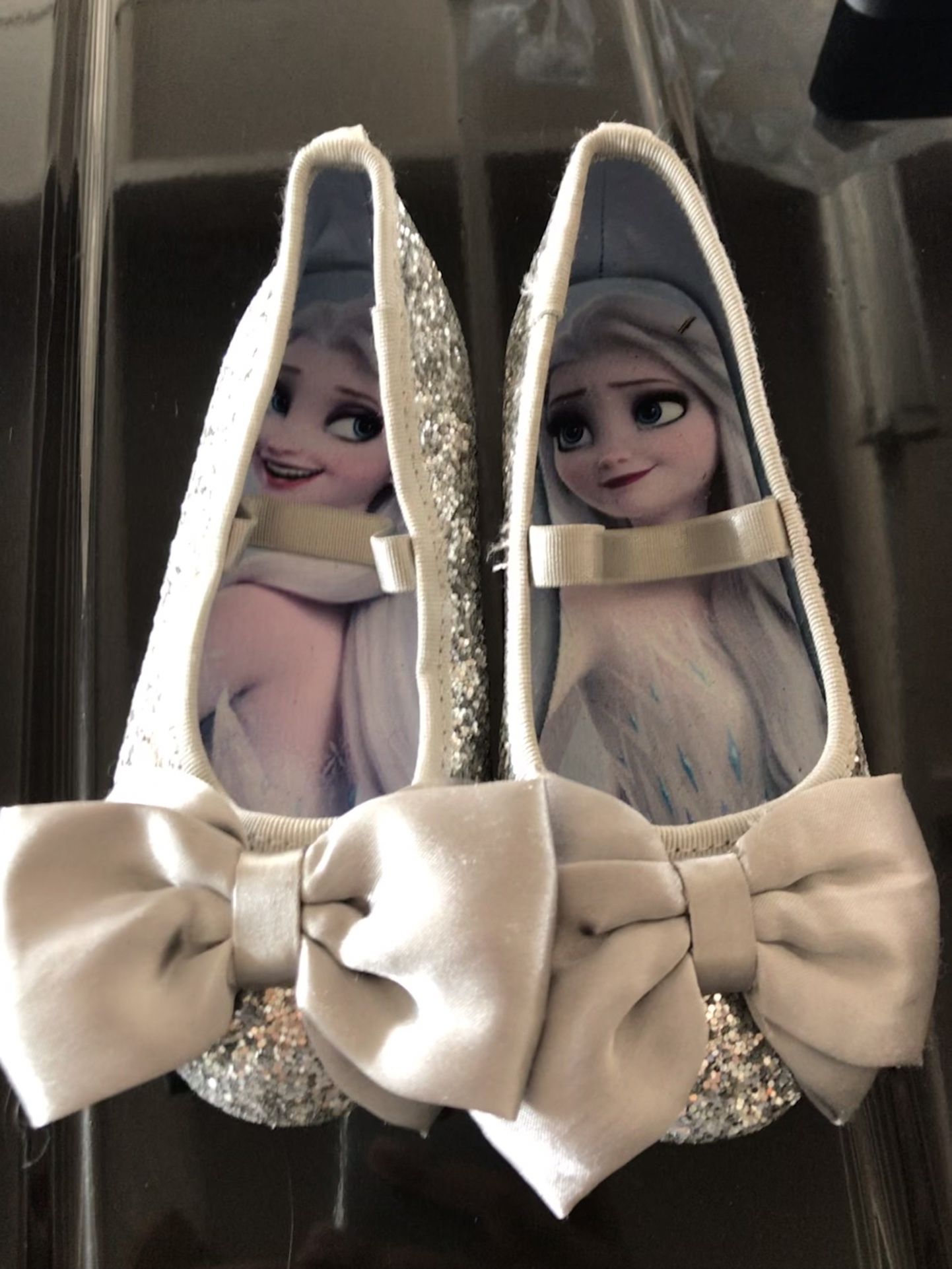 H&M Silver Sparkly Else Flats