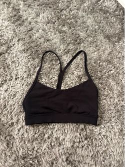 Black womens lululemon sports bra
