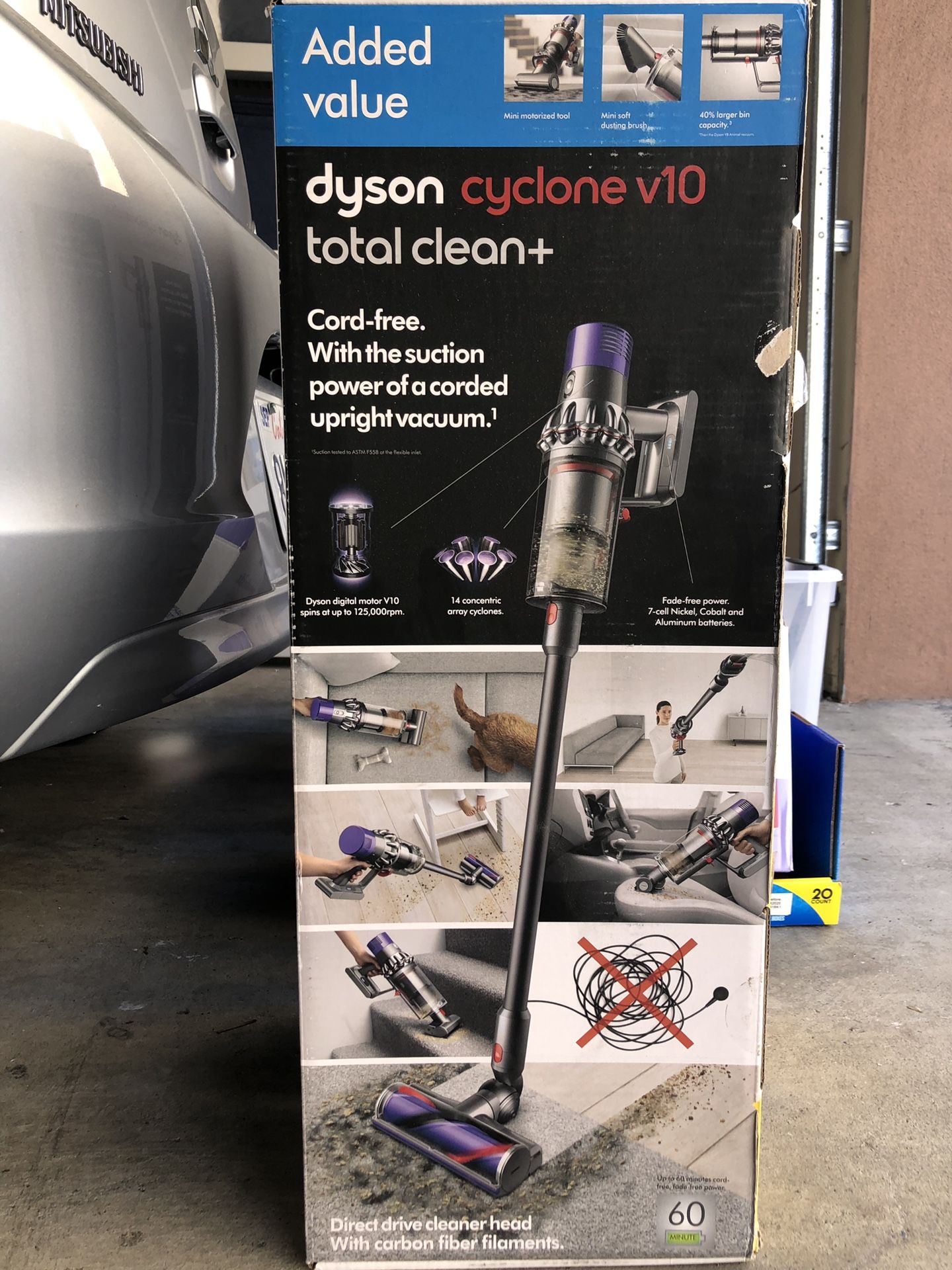 Dyson Cyclone v10 box ONLY. NOT included vacuum.