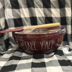 Rae Dunn Fall Yall Bowl And Spatula
