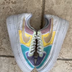 Nike AF1 Low Pastel Reveal Womens Size 8.5