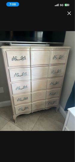 Tall Wood Dresser