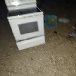 4 Match White Electric Stove