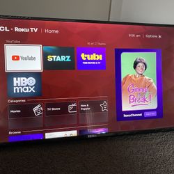  Moving Out Sale —New TCL ROku Tv -43 Inches 