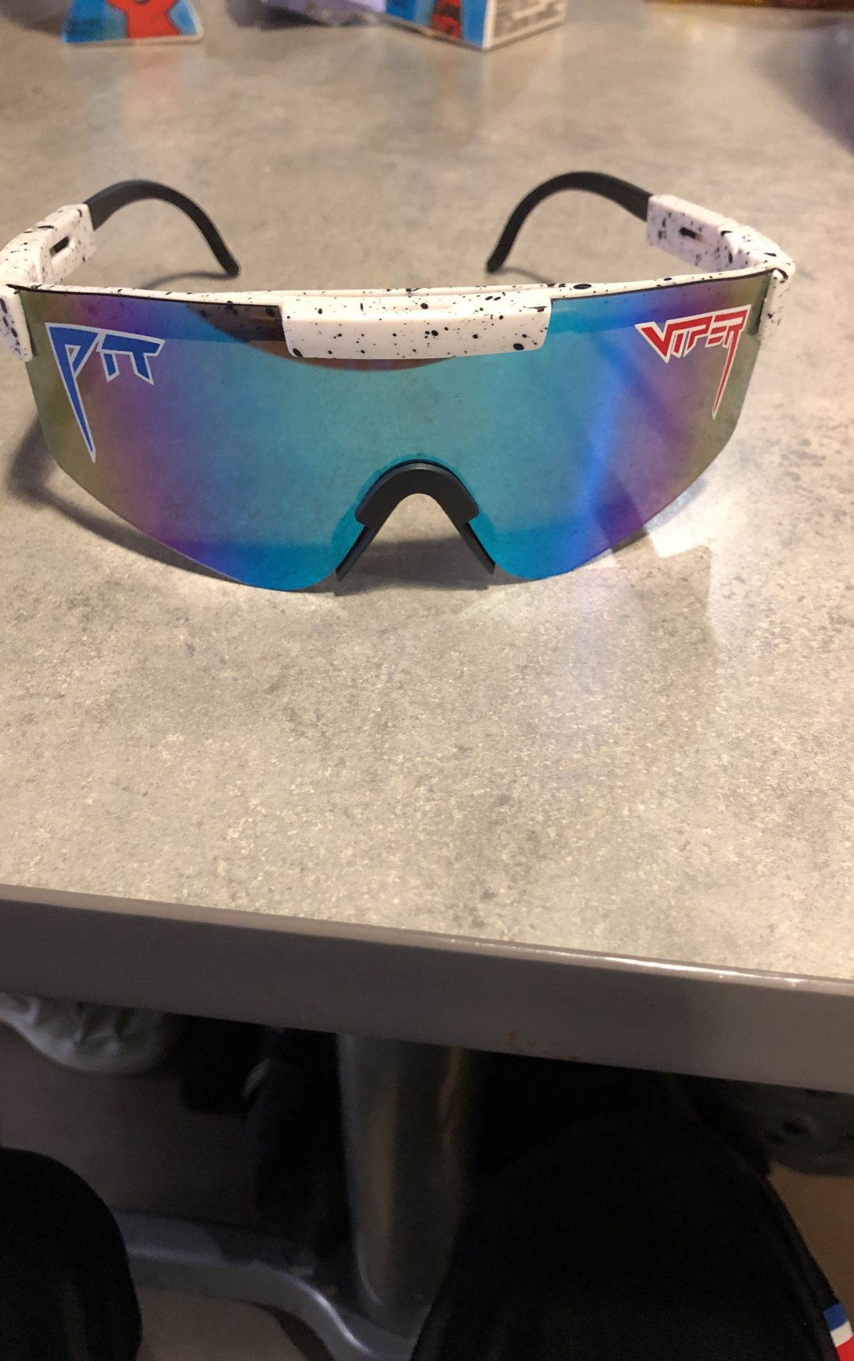 PIT VIPER Sunglasses Red And Blue Limited Edition