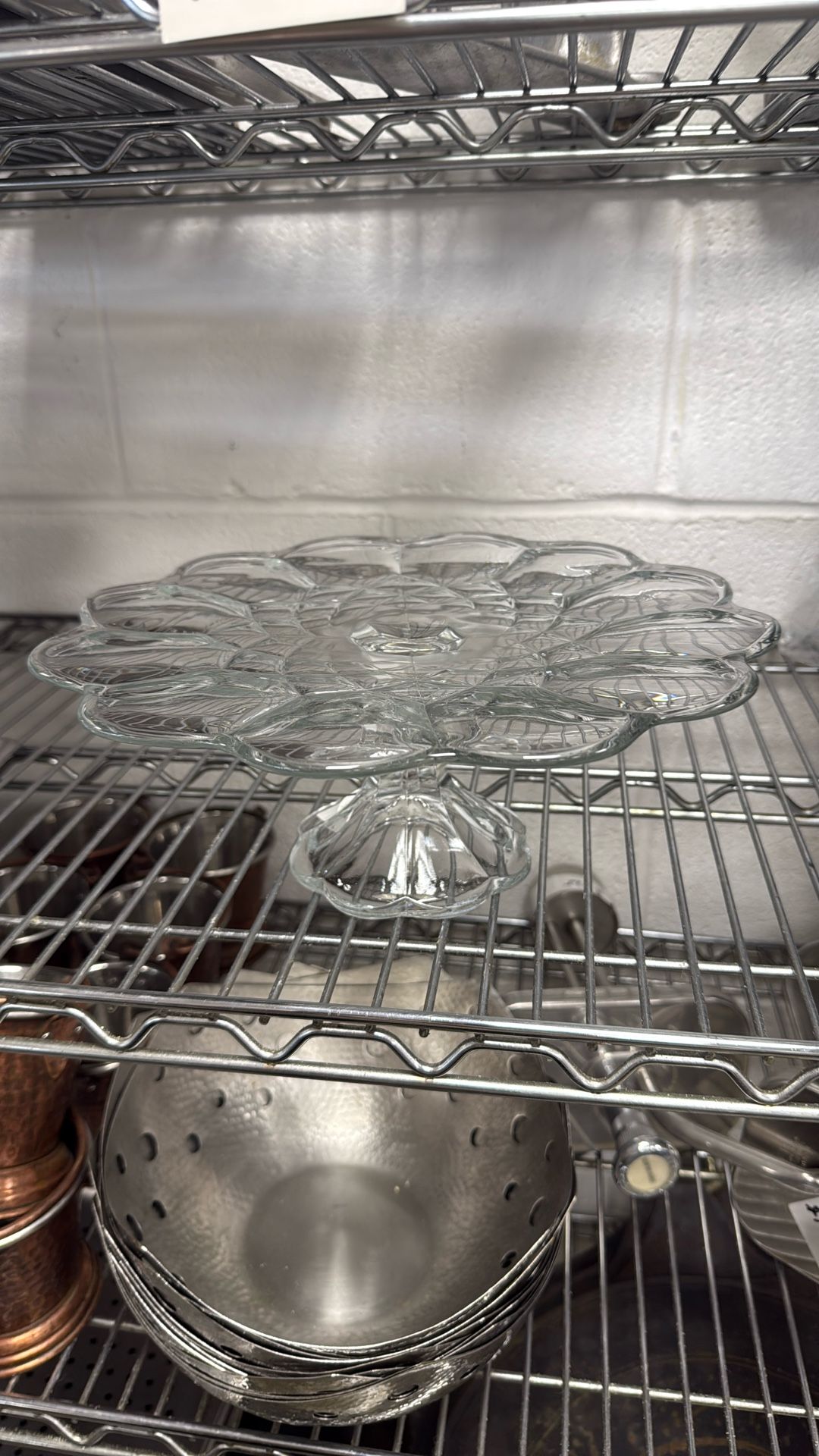 Cake Or Pastry Holder Glass