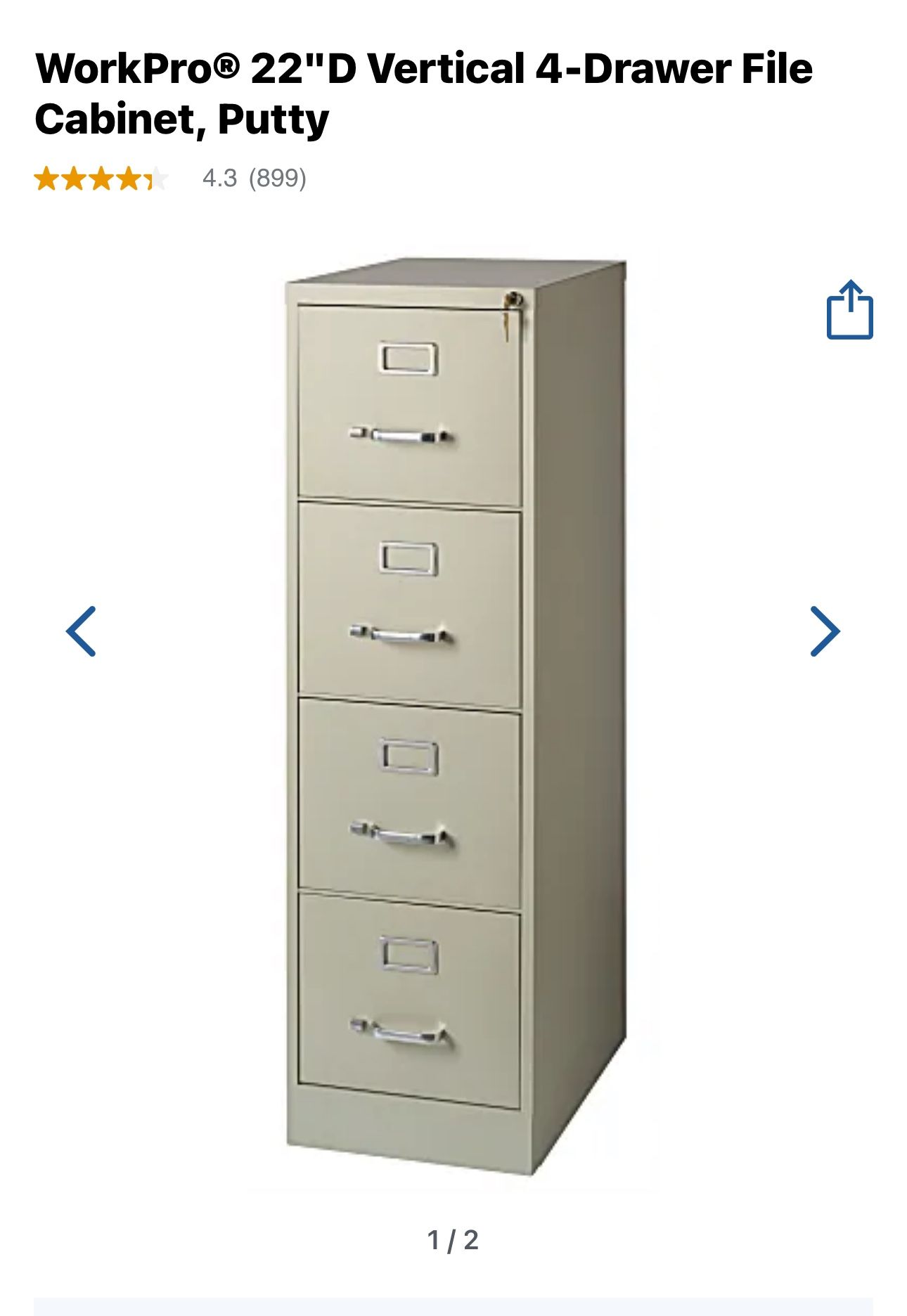 File Cabinet Four Drawers Brand Office Depot
