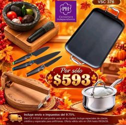 Kitchen Cookware and Knife Set Bundle