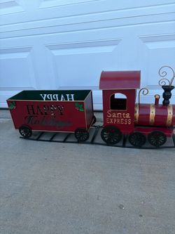 13 inch tall train decor