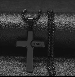 Necklace - cross with chain 