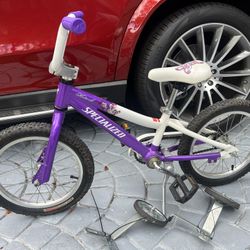 Specialzied Hotrock bicycle (training wheels included)