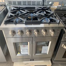 Forno Gas Range With Five Burners! Financing Available! Installation And Delivery! No Credit Needed! 