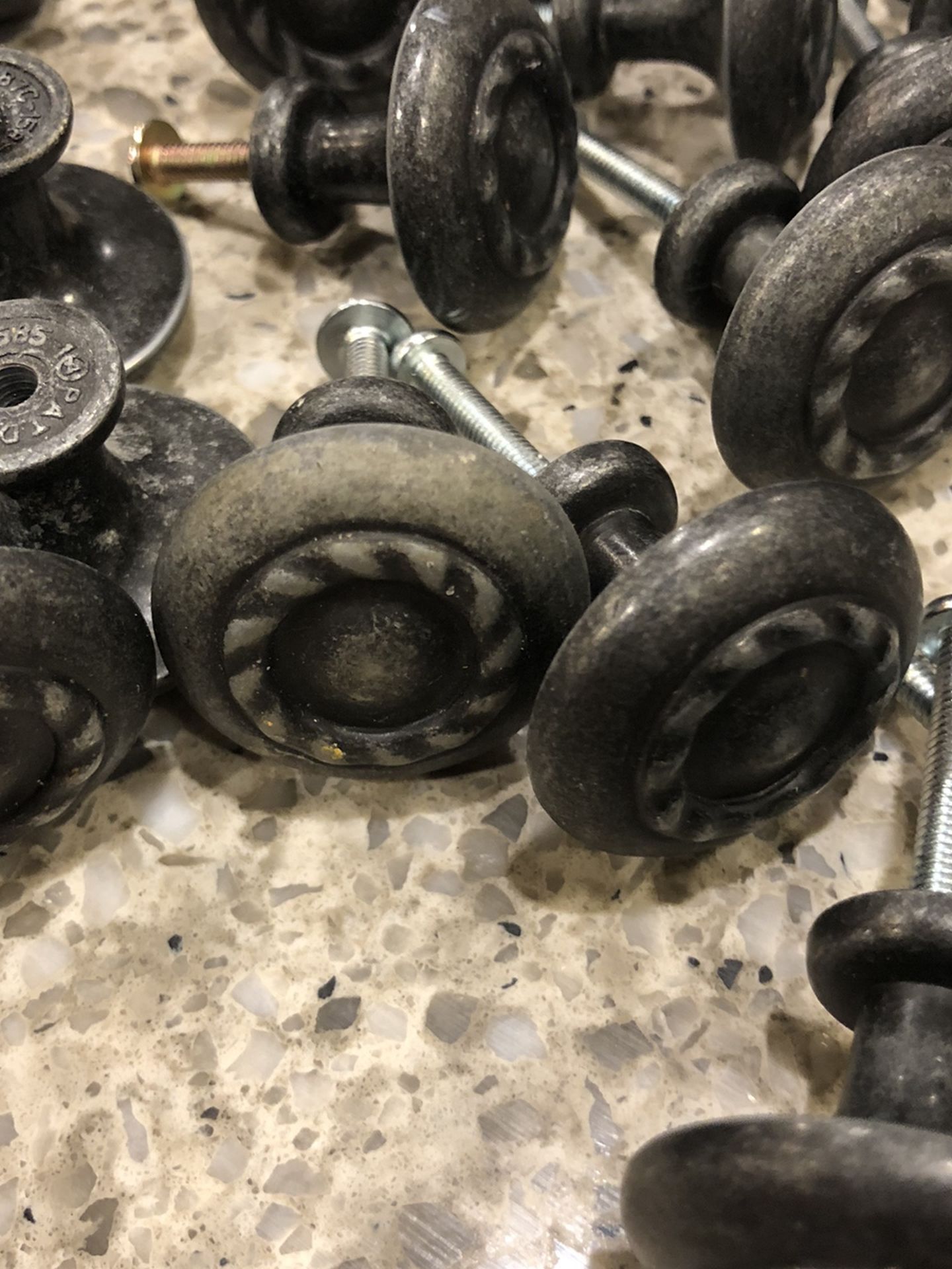 Silver Pewter Drawer Pulls
