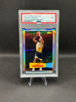 Gilbert Arenas /(contact info removed) Topps Chrome 1957-58 Variation Refractor