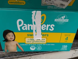 Pampers Swaddlers Size 4 Diapers