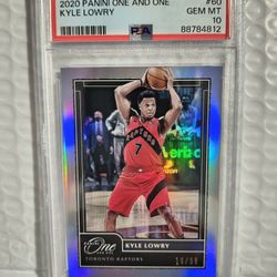 2020 Panini One And One Kyle Lowry #60 PSA 10 #16/99