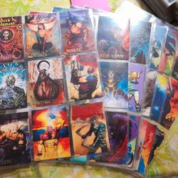 1995 SkyBox DC Villains: Dark Judgment Complete Base Card Set(#1-90)