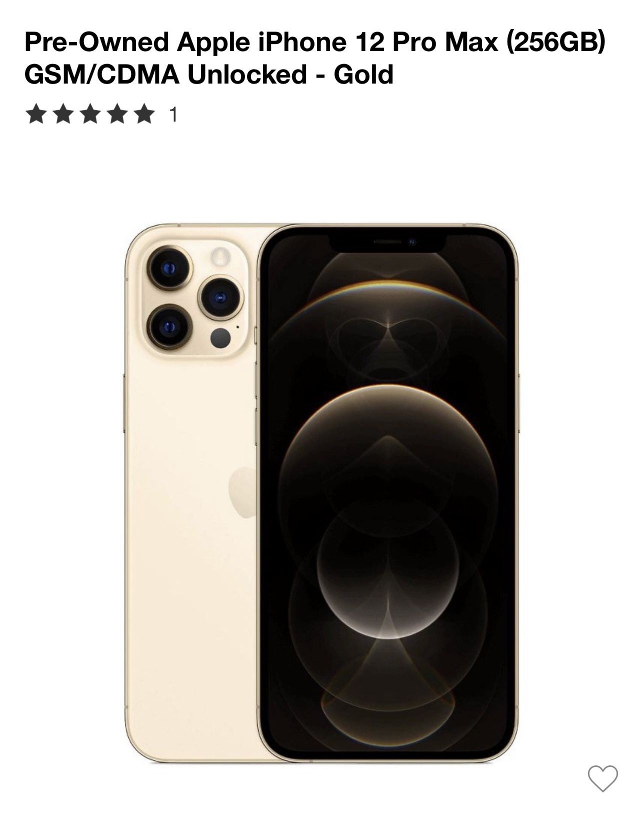 Pre-Owned Apple iPhone 12 Pro Max (256GB)