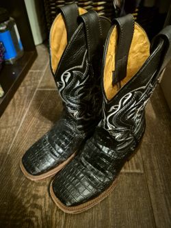 Boys Black Cowboy Boots