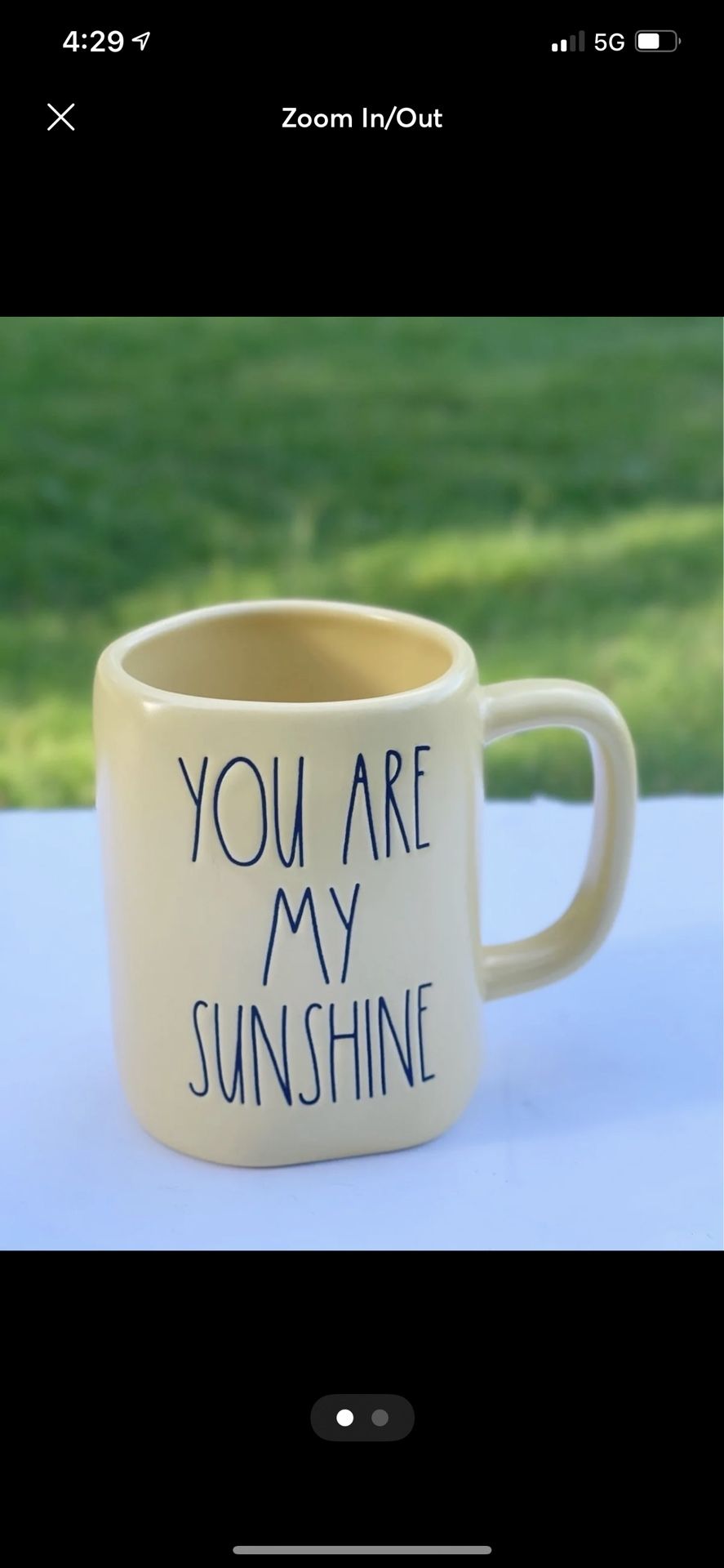 Rae Dunn You are my sunshine mug