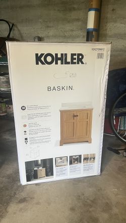30” Vanity - Kohler Baskin new in box