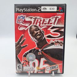 NFL Street 3 PS2 (PlayStation 2, 2006) CIB w/ Manual Tested Working