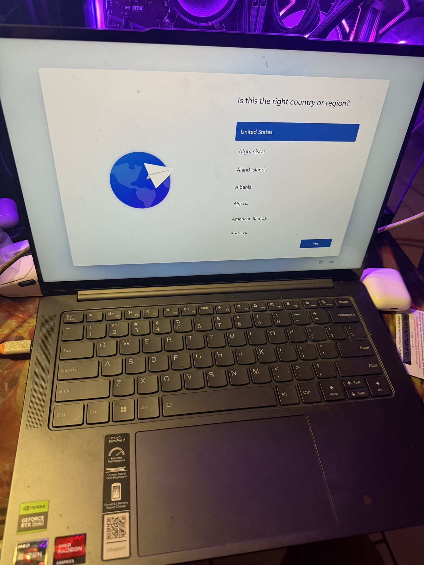 Lenovo Slim Pro 7 Laptop