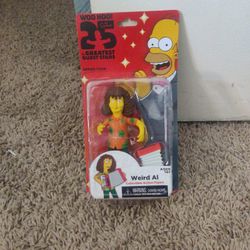 The Simpsons Weird Al Collectible Action Figure Sealed