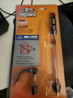 New Min pin On guard Bike Wheel And Seat Locks